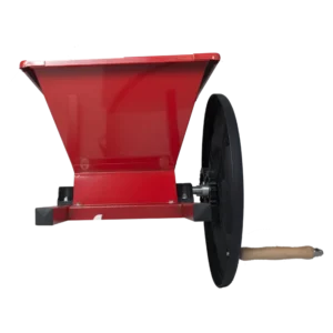 Mini zdrobitor manual pentru struguri, cuvă 400 × 400 mm - imagine 3