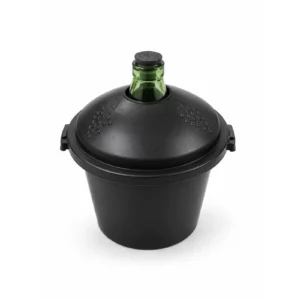 Alternative view of Damigeană de 10 l în coș, cu dop