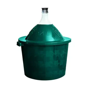 Damigeană de 54 l în coș, cu dop