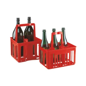 Ladă din plastic pentru 6 sticle