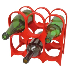 Raft din plastic pentru 6 sticle