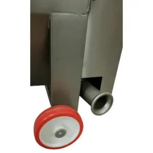 Zdrobitor electric pentru struguri, integral din inox, cu desciorchinător și pompă încorporată pentru transfer - imagine 4