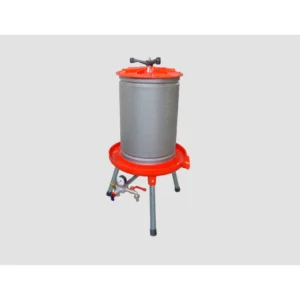 Presă hidraulică de 40 l, oțel vopsit și inox
